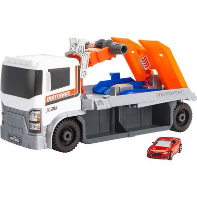 Mattel Matchbox Action Driver Tow & Repair Truck with 1:64 Scale Car in Multi 