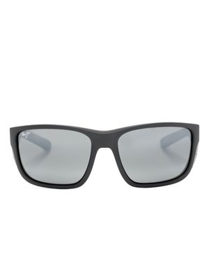 Maui Jim Amberjack square-frame sunglasses - Black