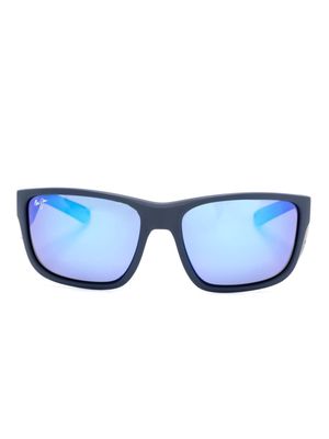 Maui Jim Amberjack square-frame sunglasses - Blue
