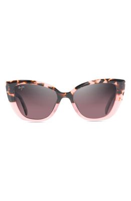 Maui Jim Blossom 54mm PolarizedPlus2 Cat Eye Sunglasses in Pink