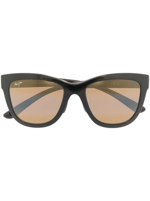 Maui Jim mirrored-lenses square-frame sunglasses - Black