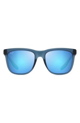 Maui Jim Pehu 55mm PolarizedPlus2 Square Sunglasses in Matte Navy