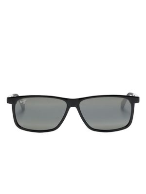 Maui Jim Pulama rectangle-frame sunglasses - Black