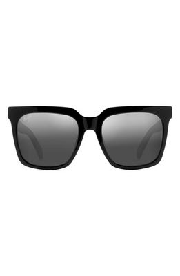 Maui Jim Rooftops 54mm PolarizedPlus2 Square Sunglasses in Black