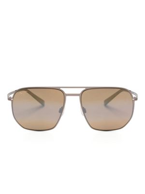 Maui Jim Shark's Cove aviator-frame sunglasses - Brown