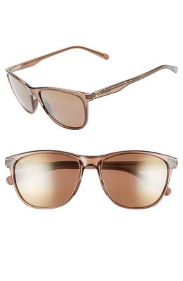 Maui Jim Sugar Cane 57mm PolarizedPlus2® Sunglasses in Transparent Mocha/Hcl Bronze