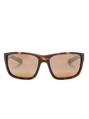 Maui Jim tortoiseshell effect acetate sunglasses - Brown