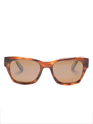 Maui Jim Valley Isle square-frame sunglasses - Brown