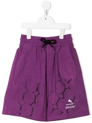 Mauna Kea honeycomb print bermuda shorts - Purple