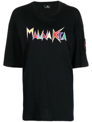 Mauna Kea logo-appliqué cotton T-shirt - Black