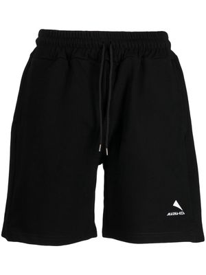 Mauna Kea logo-print cotton shorts - Black