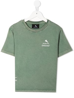 Mauna Kea logo print cotton T-shirt - Green