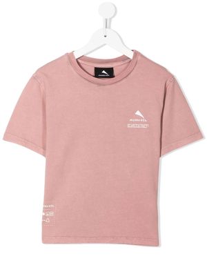 Mauna Kea logo print crew-neck T-shirt - Pink