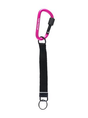 Mauna Kea logo-print strap keyring - Pink