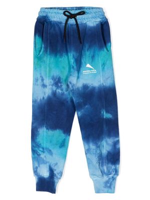 Mauna Kea tie-dye cotton track pants - Blue