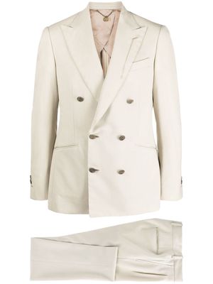 Maurizio Miri double-breasted suit - Neutrals
