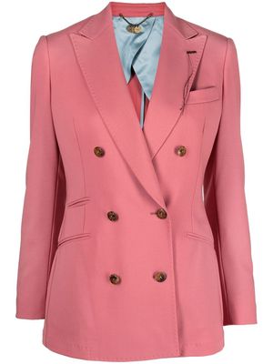 Maurizio Miri Grace double-breasted blazer - Pink