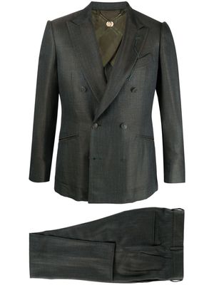 Maurizio Miri Sam double-breasted suit - Green