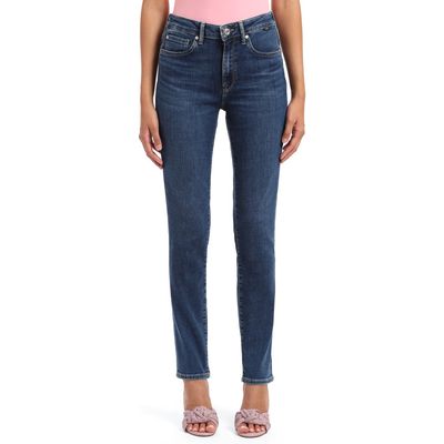 Mavi Jeans Ada Ankle Straight Leg Jeans in Dark Brushed 