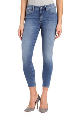 Mavi Jeans Gold Adriana Stretch Super Skinny Ankle Jeans in Mid Super Soft