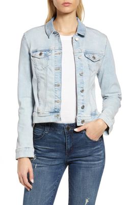 Mavi Jeans Samantha Ripped Denim Jacket in Light Ripped Recycled Blue
