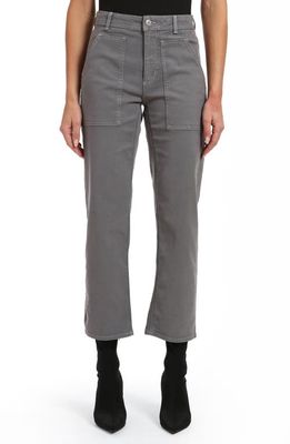 Mavi Jeans Shelia High Waist Relaxed Straight Leg Twill Pants in Quiet Shade Luxe Twill