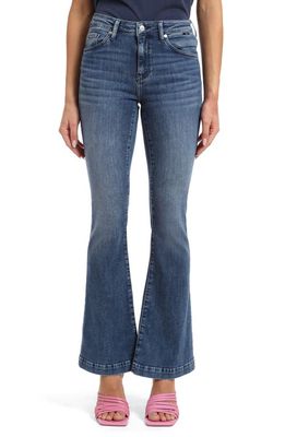 Mavi Jeans Sydney Flare Jeans in Mid Brushed Feather Blue