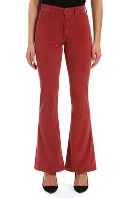 Mavi Jeans Sydney Karanda High Waist Corduroy Flare Pants in Karanda Red Cord