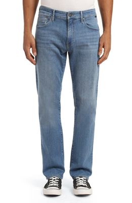 Mavi Jeans Zach Straight Leg Jeans in Light Brushed Organic Move