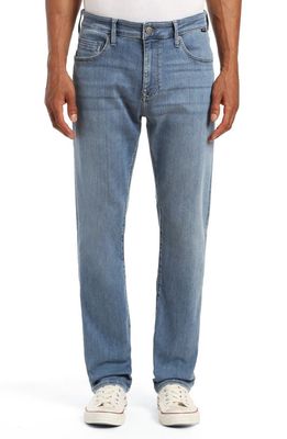 Mavi Jeans Zach Straight Leg Jeans in Light Deep Brushed Supermove