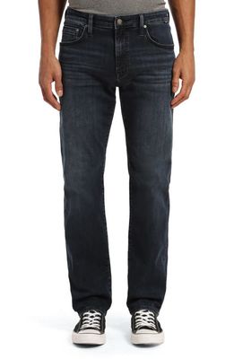 Mavi Jeans Zach Straight Leg Jeans in Mid Tonal Ink Williamsbur