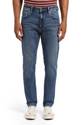 Mavi Jeans Zach Straight Leg Jeans in Ocean Harbor Supermove