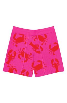 MAVRANS Crabby Knit Shorts in Red Multi