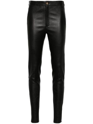 Max & Moi Bayane leather leggings - Black