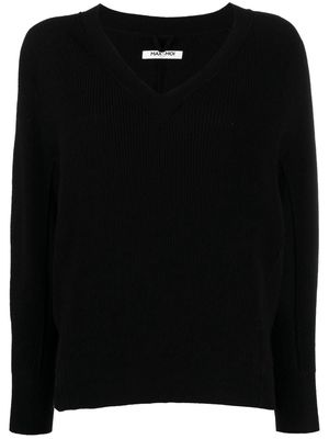 Max & Moi cashmere V-neck jumper - Black