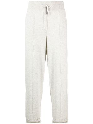 Max & Moi drawstring cashmere track pants - Grey