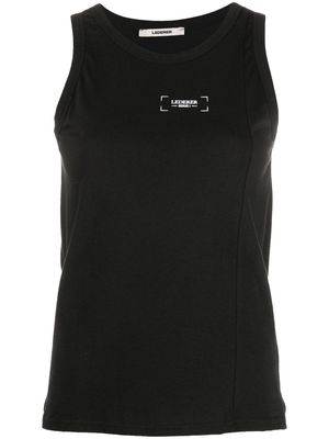Max & Moi graphic text-print vest - Black