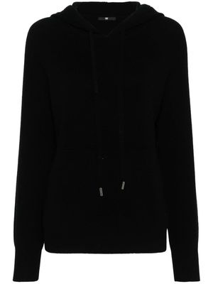 Max & Moi Palmer knitted hoodie - Black