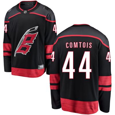 Max Comtois Men's Fanatics Branded Black Carolina Hurricanes Home Breakaway Custom Jersey