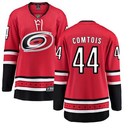 Max Comtois Women's Fanatics Branded Red Carolina Hurricanes Alternate Breakaway Custom Jersey