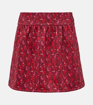 Max Mara Balocco embellished floral midi skirt