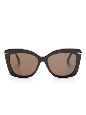 Max Mara Beth 1 butterfly-frame sunglasses - Brown