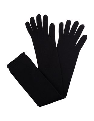 Max Mara Black Negus Gloves
