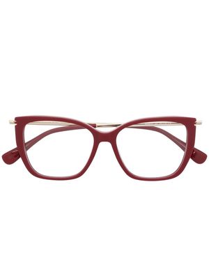 Max Mara cat-eye frame eyeglasses - Red