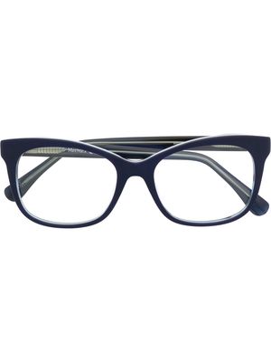 Max Mara cat-eye frame glasses - Blue