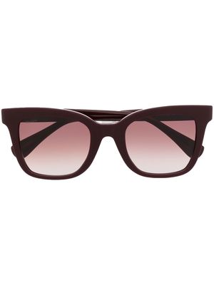 Max Mara cat-eye frame sunglasses - Red