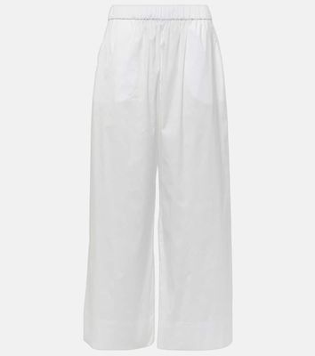 Max Mara Esperia cotton-blend wide-leg pants