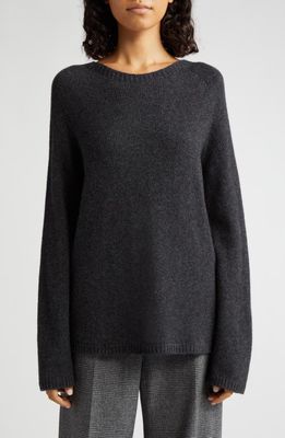 Max Mara Georg Wool & Cashmere Blend Sweater in Dark Grey