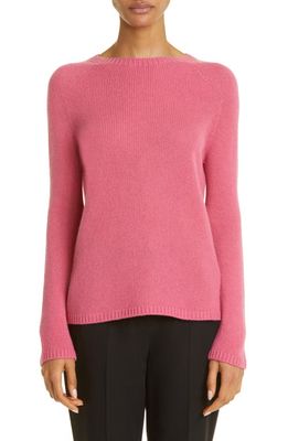 Max Mara George Crewneck Wool & Cashmere Blend Sweater in Pink
