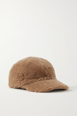 Max Mara - Gimmy Camel Hair And Silk-blend Baseball Cap - Brown